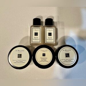 5 Bottles Set_Jo Malone English Pear & Freesia and Wood Sage & Sea Salt Set_NWT
